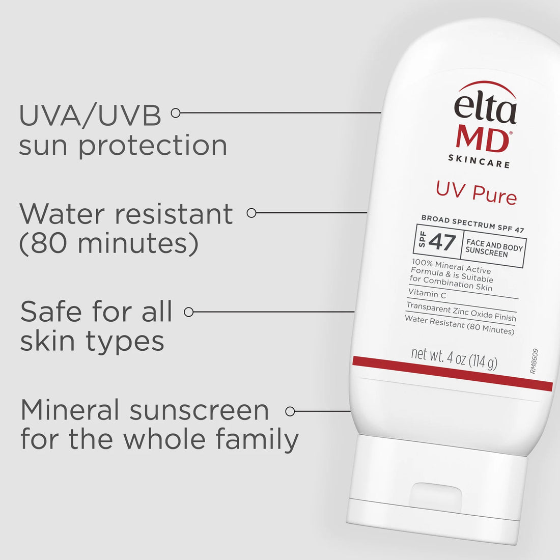 EltaMD UV Pure SPF47 114g واقي شمس فيزيائي
