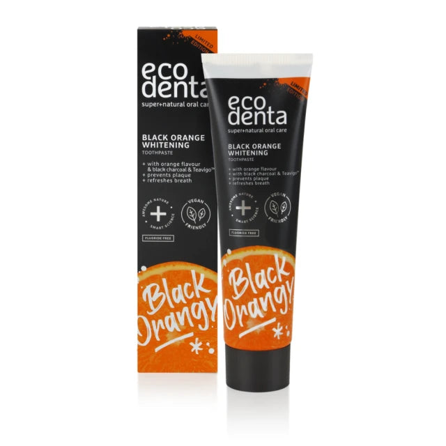 Ecodenta Black Orange Toothpaste 100ml معجون اسنان مبيض بالبرتقال