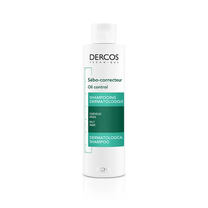 Vichy Dercos Sebo Corrector Oil Control Shampoo 200ml شامبو للتحكم بالزيوت في الشعر الدهني