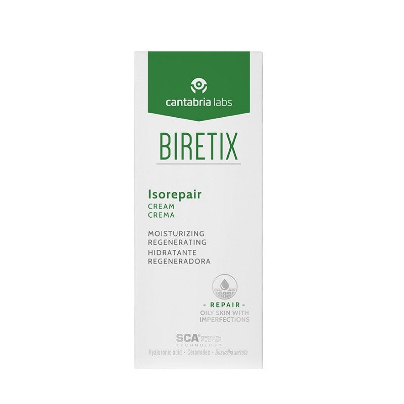 Cantabria Biretix Isorepair Moisturising Cream 50ml كريم مرطب ومجدد للبشرة
