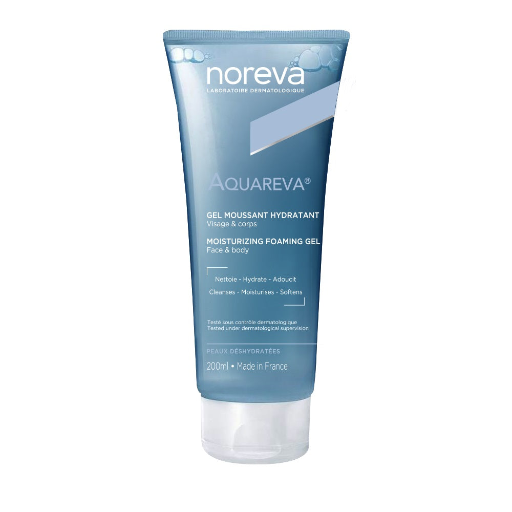 Noreva Aquareva Moisturising Foaming Gel 200ml جل رغوي للبشرة الجافة