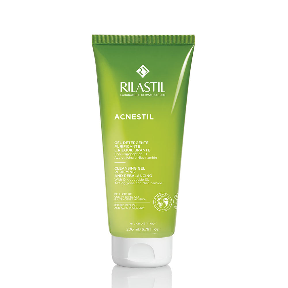 Rilastil Acnestil Purifying Cleansing Gel 200ml غسول للبشرة الدهنية والمختلطة