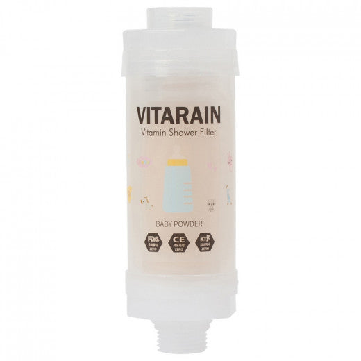 Vitarain Korean Vitamin Shower Filter -Baby Powder فلتر الاستحمام لتنقية المياه ببودرة الاطفال