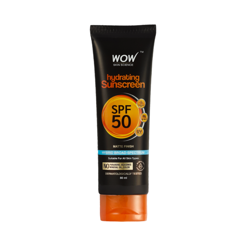 Wow Spf50 Hydrating Matte Finish 80ml واقي شمس