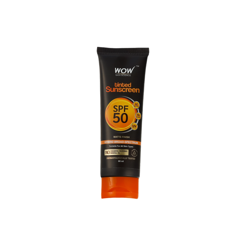 Wow Spf50 Tinted Matte Finish 80ml واقي شمس