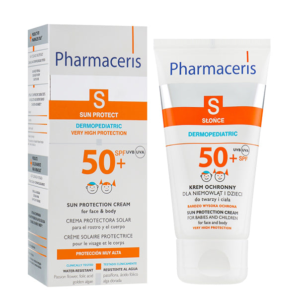 Pharmaceris Babies & Children Spf50+ Cream 125ml كريم واقي شمس للأطفال والرضع