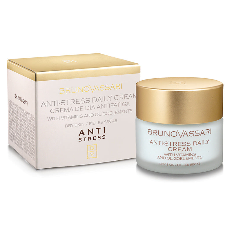 BrunoVassari Anti Stress Daily Cream 50ml كريم نهاري مضاد للتعب للبشرة الجافة