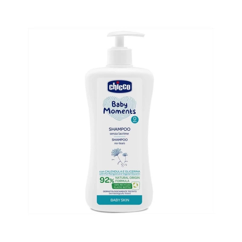 Chicco No Tears Baby Moments Shampoo 500ml شامبو لا دموع بعد اليوم للأطفال
