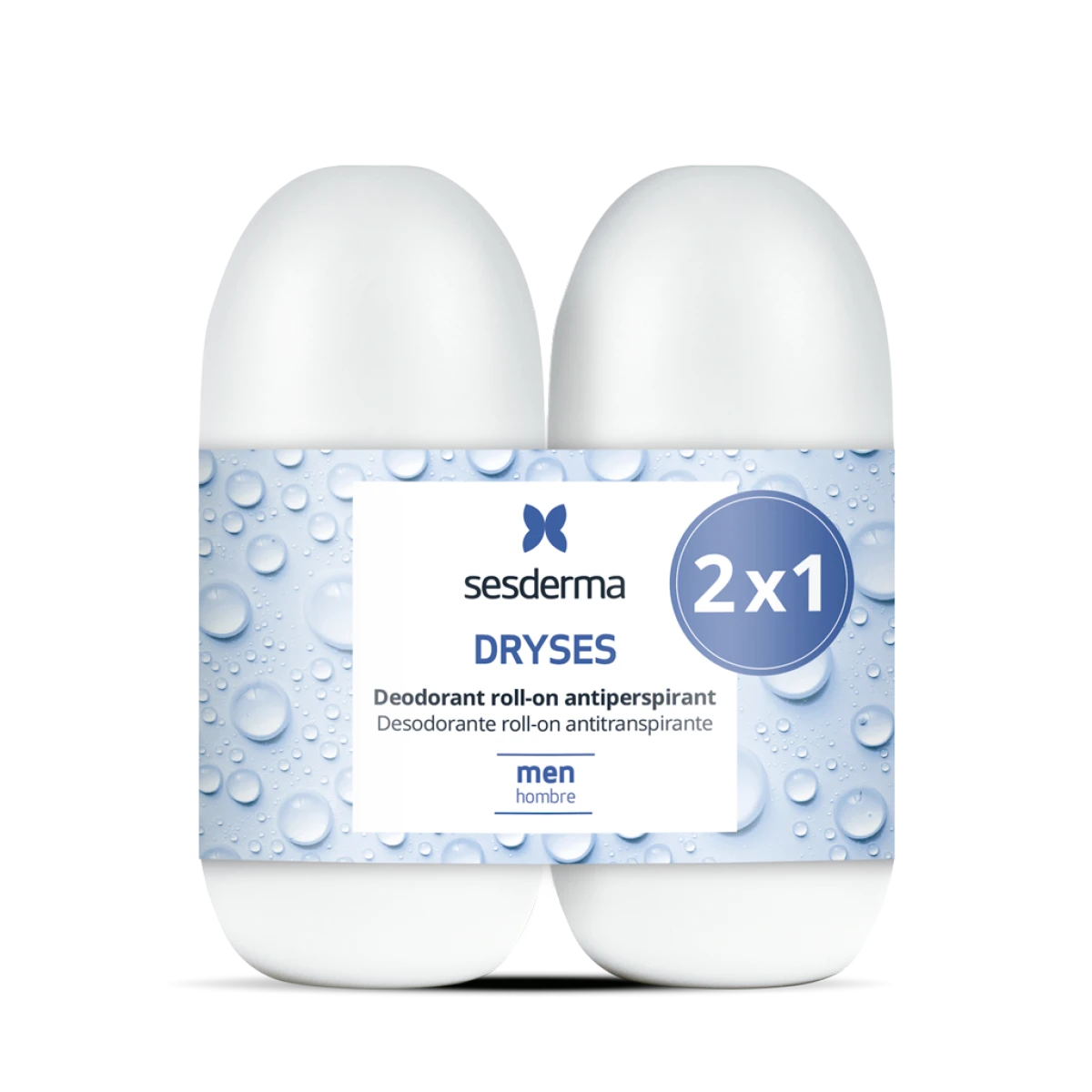 Offer Sesderma Dryses Deo Roll On (Men) 75ml 2 Pcs   بكج مزيل تعرق للرجال