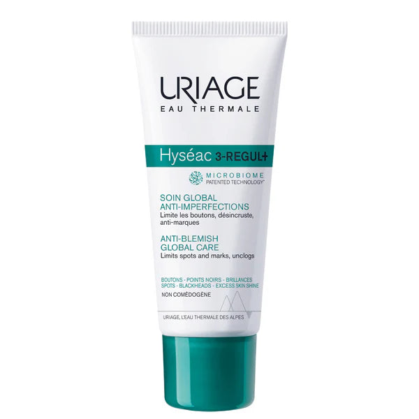 Uriage Hyseac 3-Regul Global Anti Imperfection Cream 40ml كريم لحب الشباب وآثاره للبشرة الدهنية