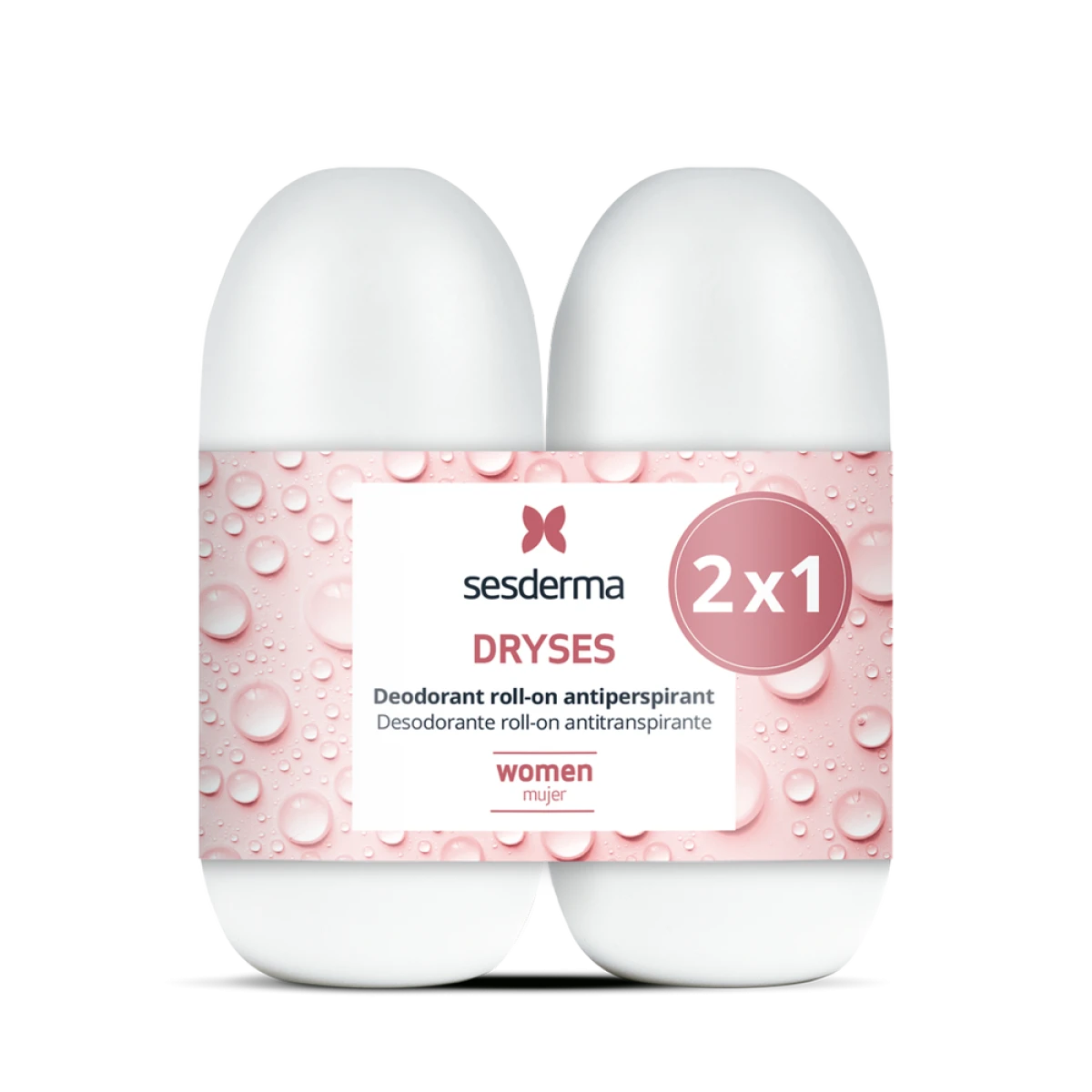 Offer Sesderma Dryses Deo Roll On (Woman) 75ml 2 Pcs  بكج مزيل تعرق للنساء