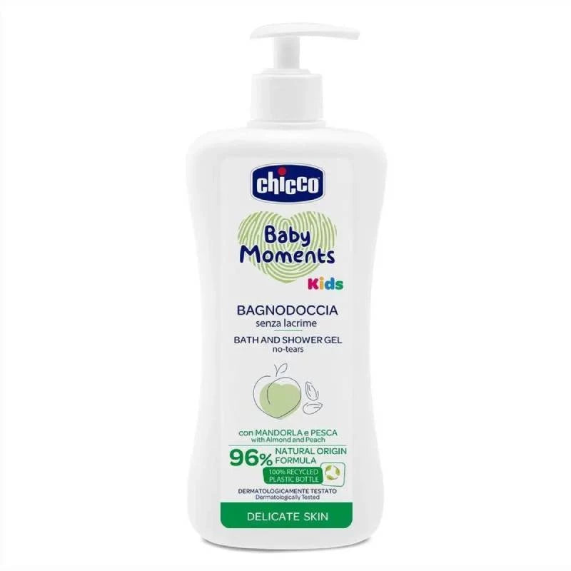 Chicco Baby Moments Bath & Shower Gel 500ml جل الاستحمام للأطفال
