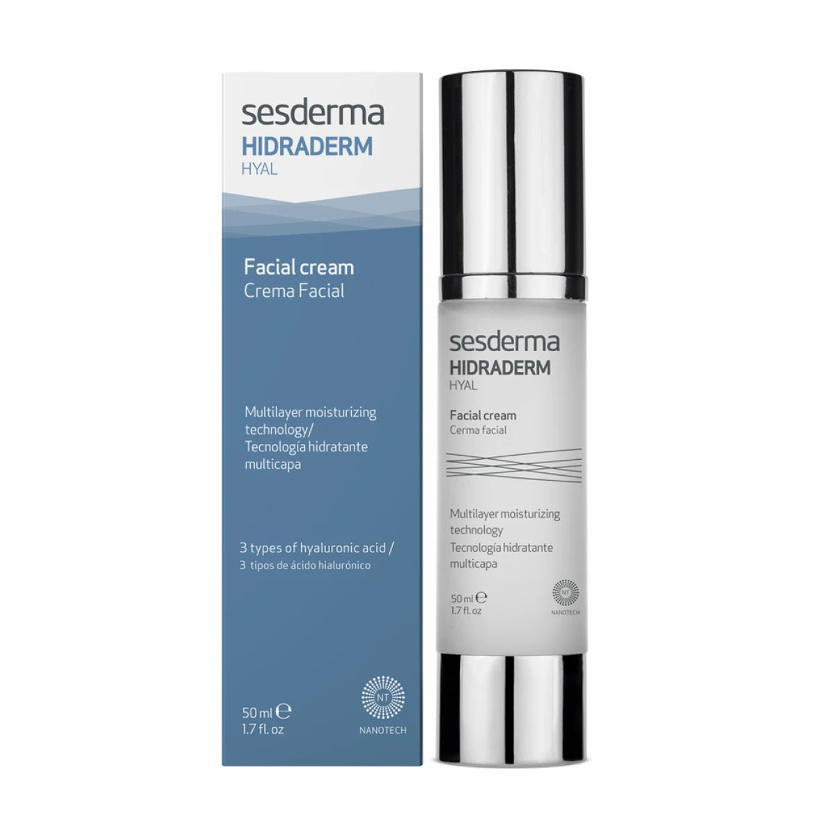 Sesderma Hidraderm Hyal Cream 200ml كريم مرطب بحمض الهيالورونيك