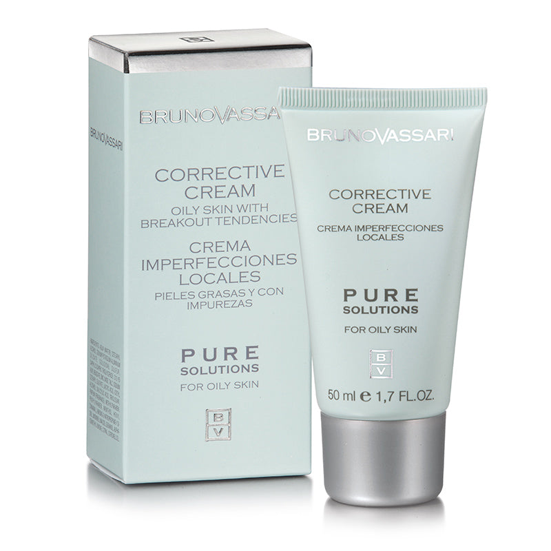 BrunoVassari Pure Solutions Corrective Cream 50ml كريم موضعي للبشرة الدهنية