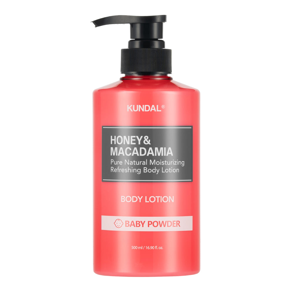 Kundal Honey & Macadamia Baby Powder Body Lotion 500ml لوشن للجسم برائحة بودرة الاطفال