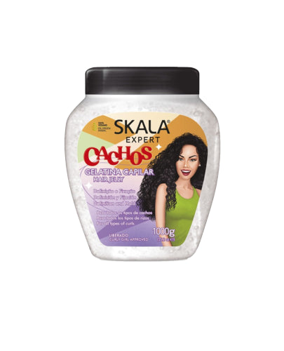Skala Cachos Gelatina Capilar Hair jelly 1000g جل للشعر الكيرلي