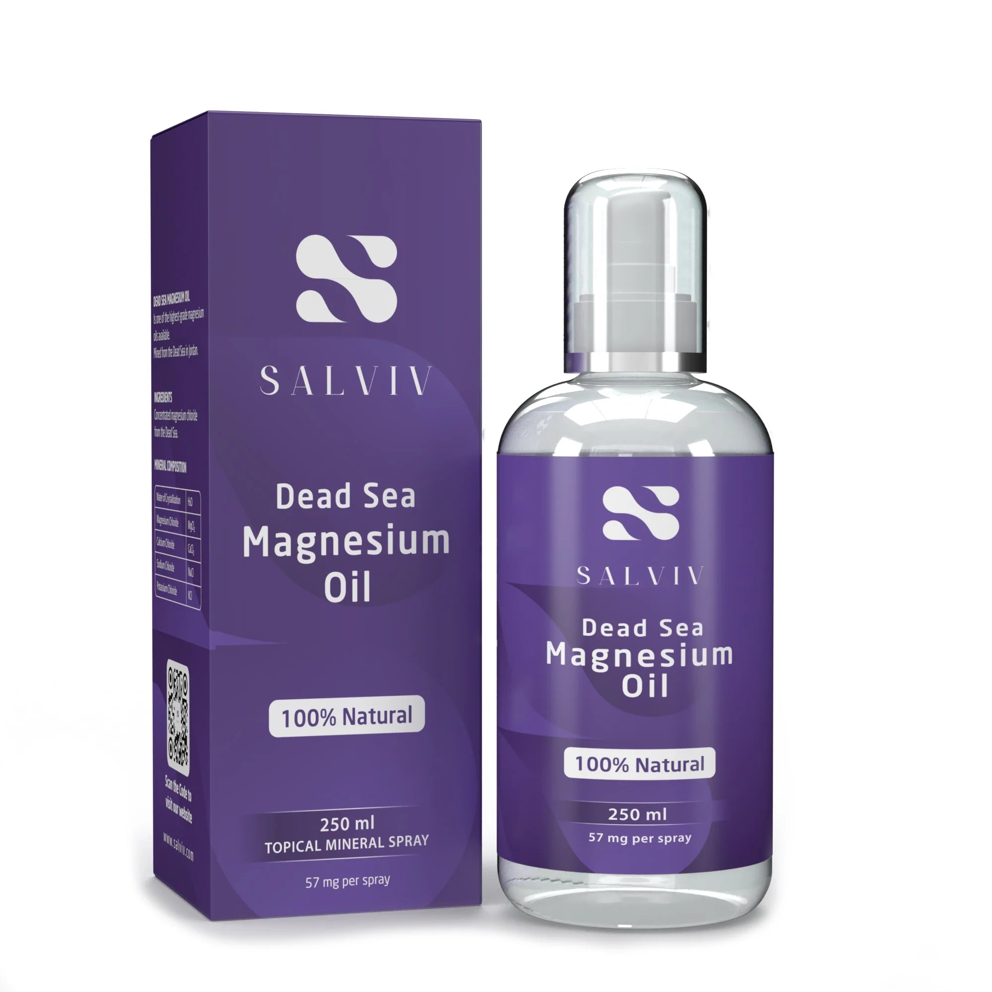 Salviv Dead Sea Magnesium Oil 250ml زيت المغنيسيوم