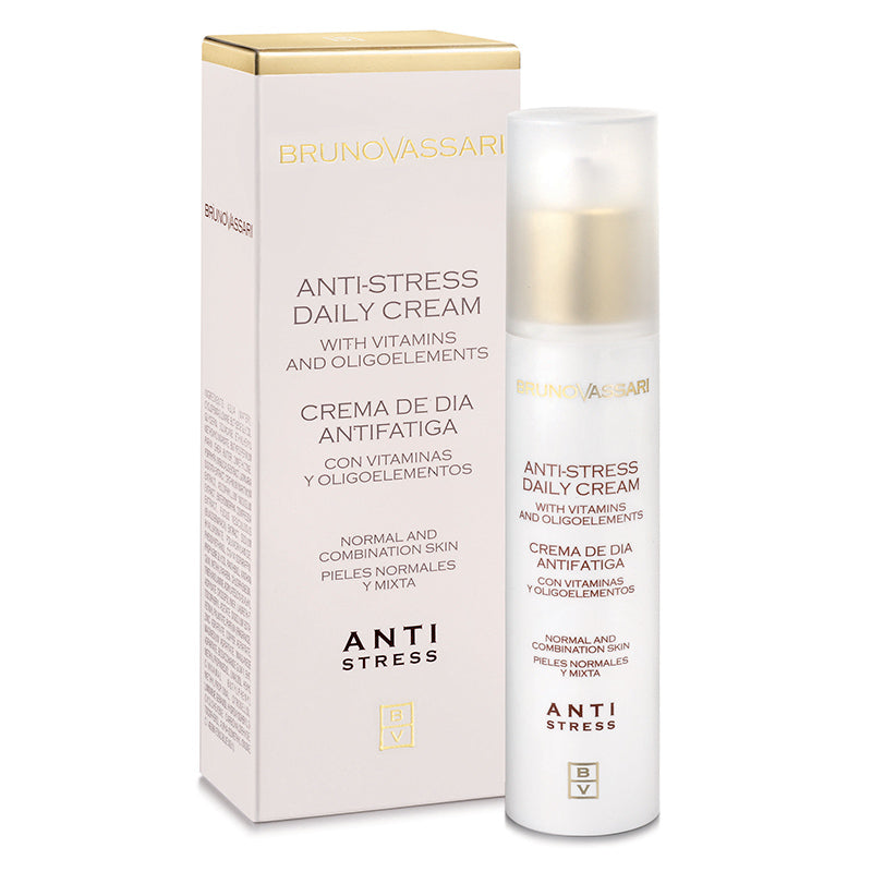 Brunovassari Anti Stress (Normal To Combination) Daily Cream 50ml كريم نهاري مضاد للتعب للبشرة العادية والمختلطة
