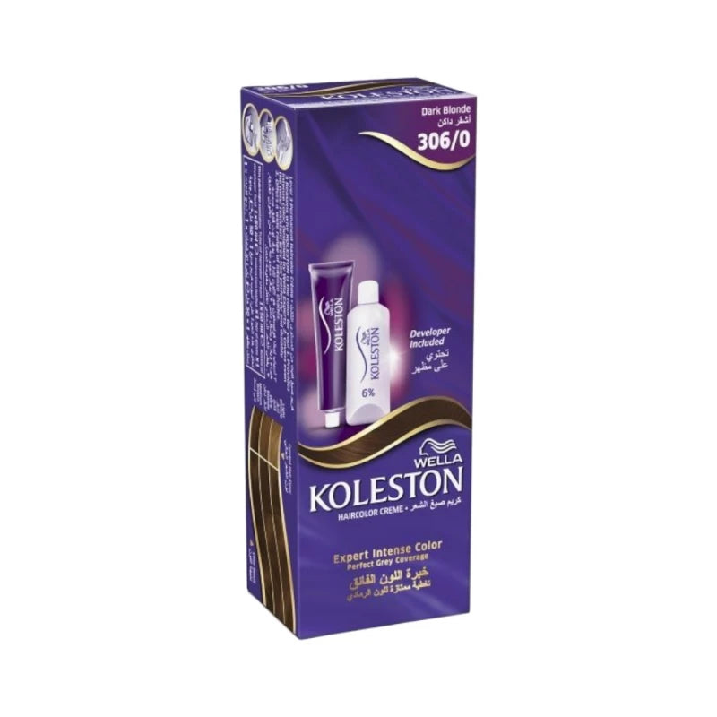 Wella Koleston Color Cream (306/0-Dark Blonde) أشقر غامق