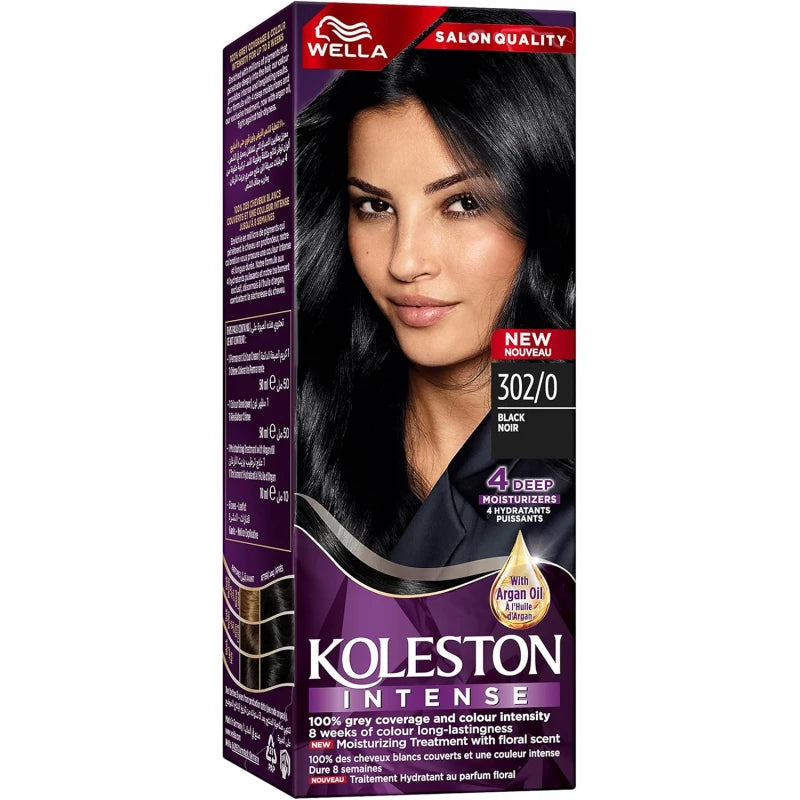Wella Koleston Color Cream (302/0-Natural Black) أسود طبيعي