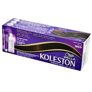 Wella Koleston Color Cream (304/0-Medium Brown) بني متوسط