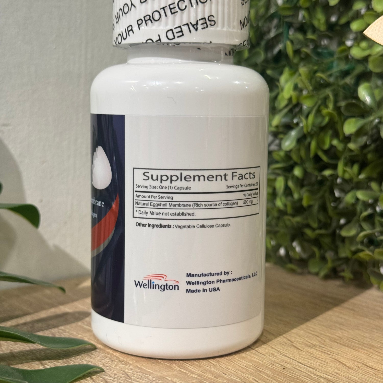 NEM Natural Eggshell Membrane 500mg 30 Capsules كبسولات قشر البيض