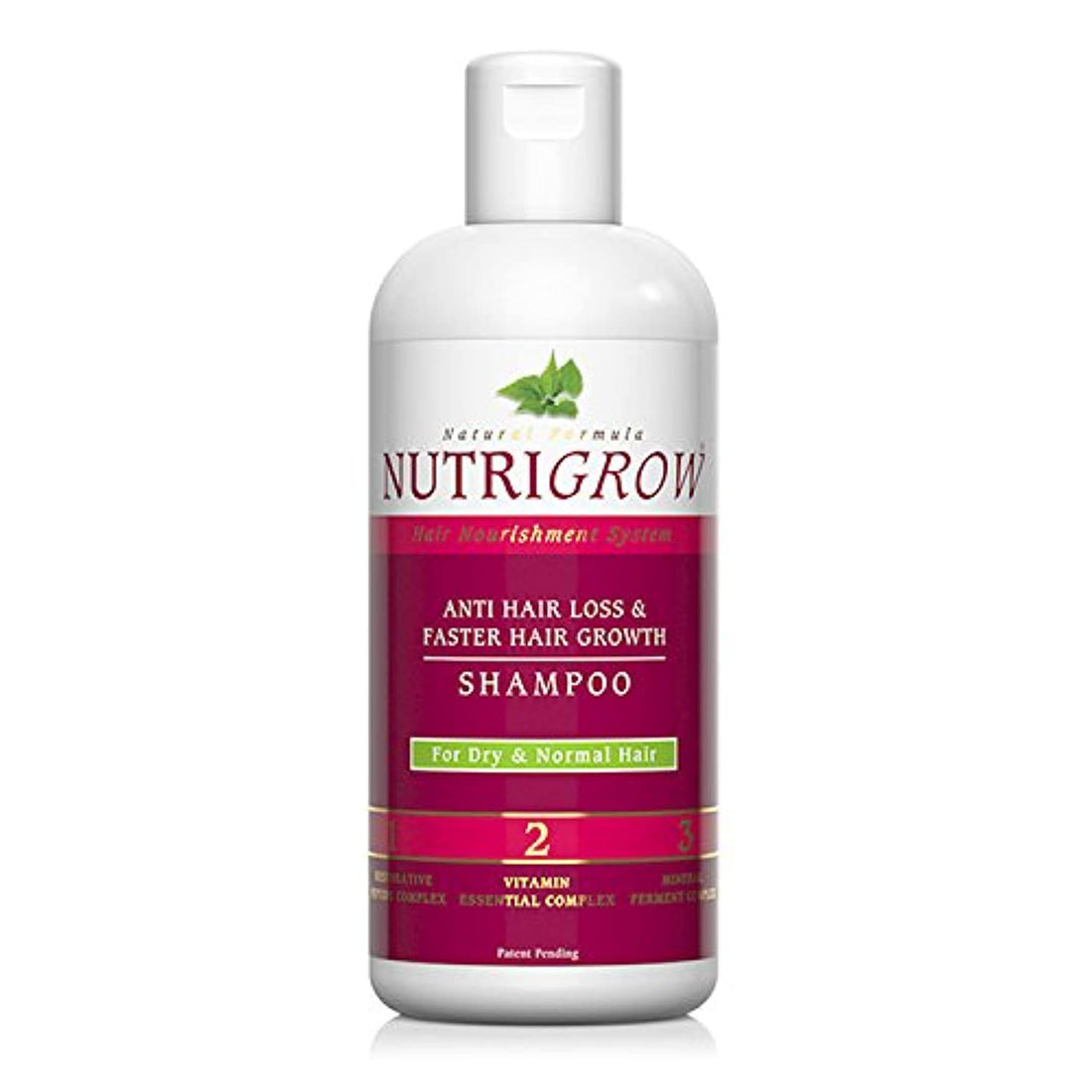 Nutrigrow Anti Hair Loss (Normal & Dry) Shampoo 300ml شامبو تساقط الشعر للشعر الجاف والعادي