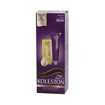 Wella Koleston Color Cream (303/0-Dark Brown) بني غامق