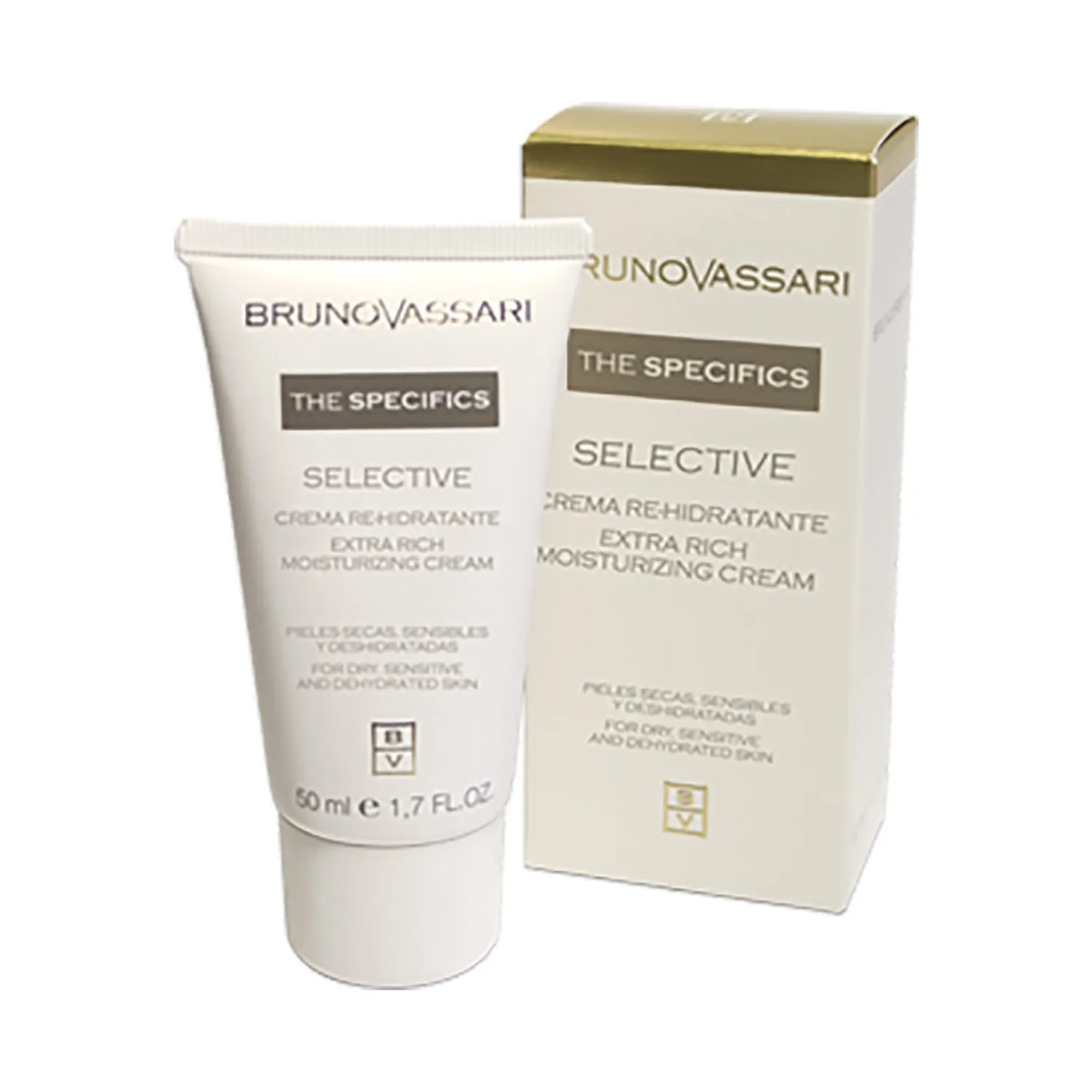 Brunovassari The Specifics Selective Moisturizing Cream 50ml كريم غني مرطب للبشرة الجافة والحساسة