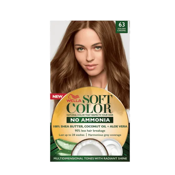 Wella Soft Color (63-Golden Caramel) الكراميل الذهبي