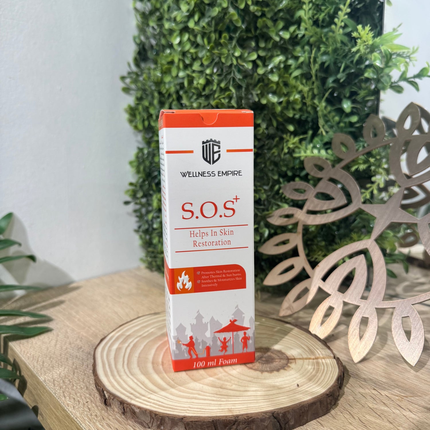 Wellness S.O.S+ Foam 100ml كريم رغوي للتهيج والاحمرار والترميم