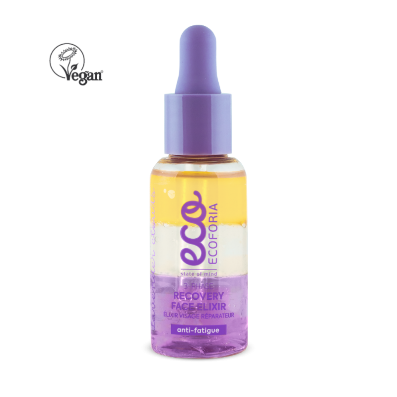 Natura Siberica Ecoforia Lavender Clouds Recovery Elixir 30ml سيروم لاصلاح البشرة