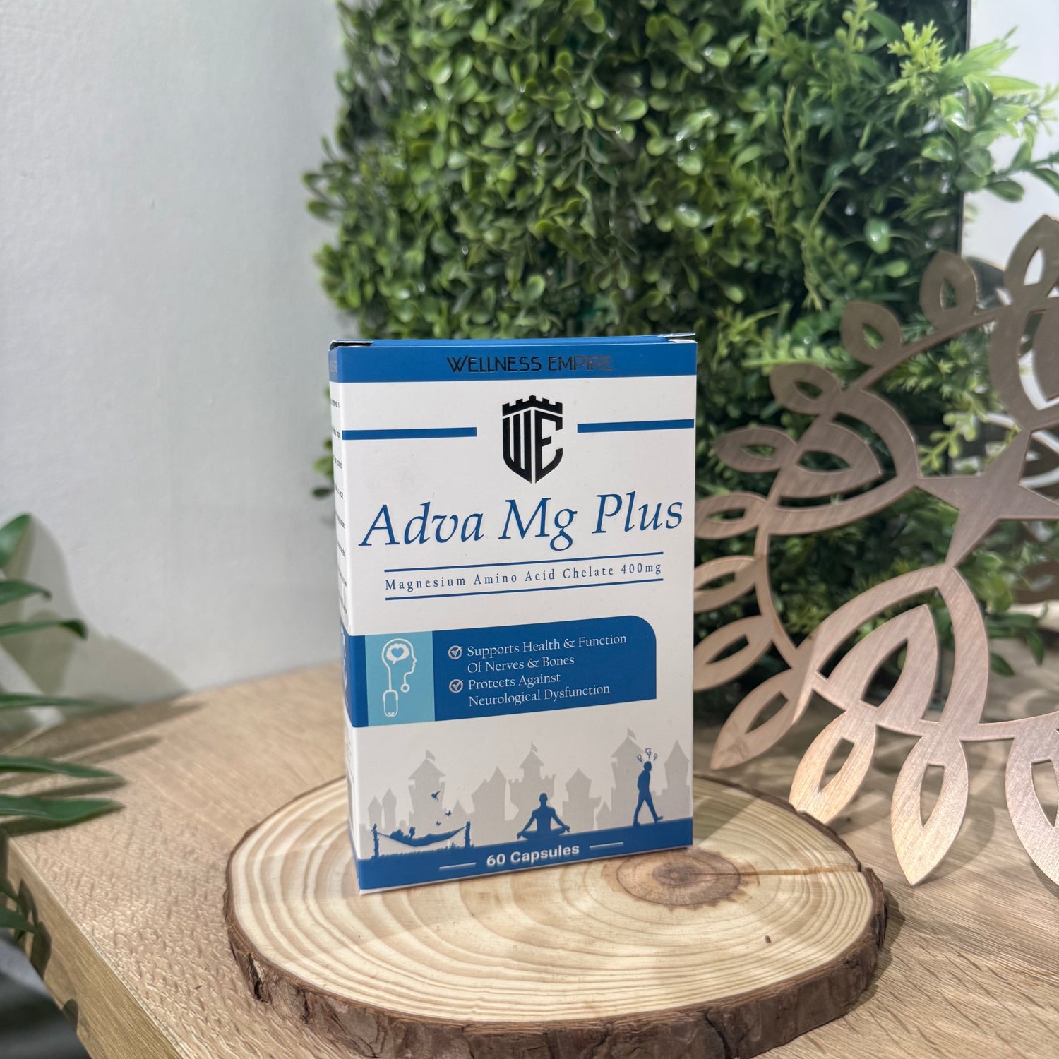 Wellness Adva Mg Plus 60 Cap كبسولات مغنيسيوم