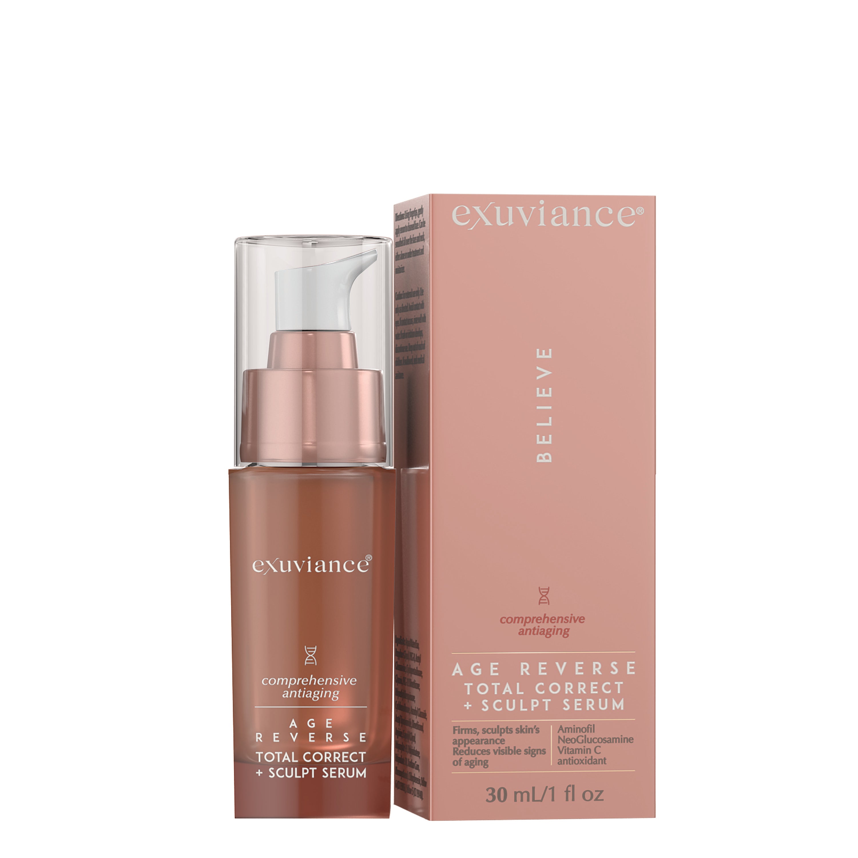 Exuviance Believe Age Reverse Total Correct + Sculpt Serum 30ml سيروم المضاد للشيخوخة