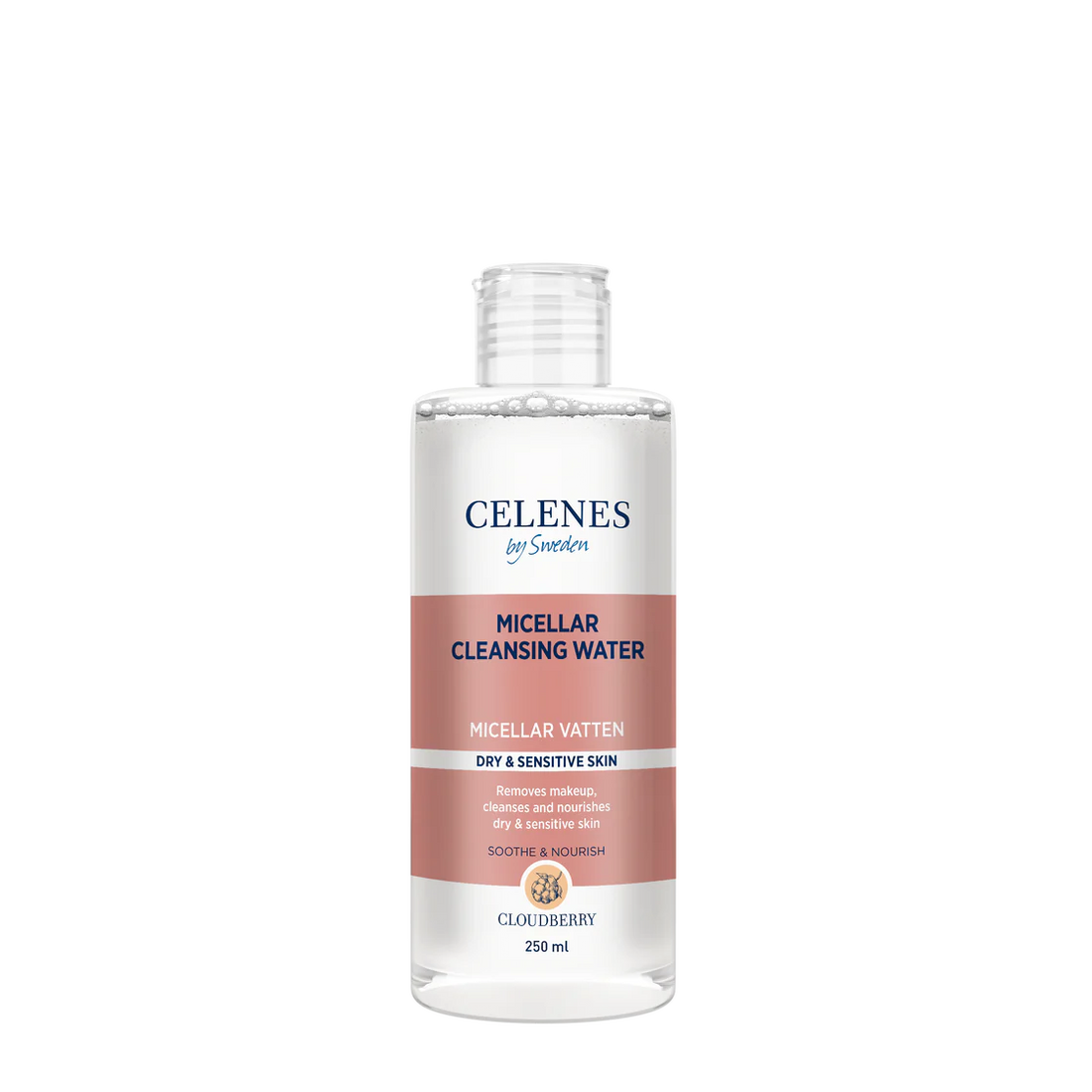 Celenes Cloudberry Micellar Water 250ml ماء ميسيلار مزيل مكياج