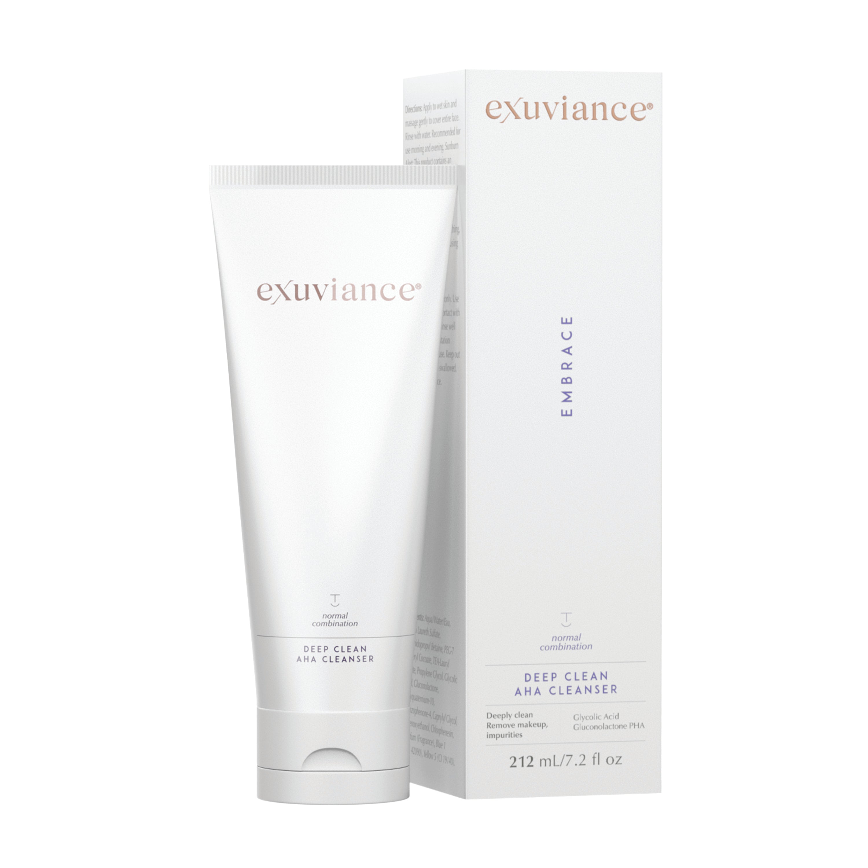 Exuviance Bright & Renew Deep Clean AHA Cleanser 212ml منظف ومزيل للمكياج