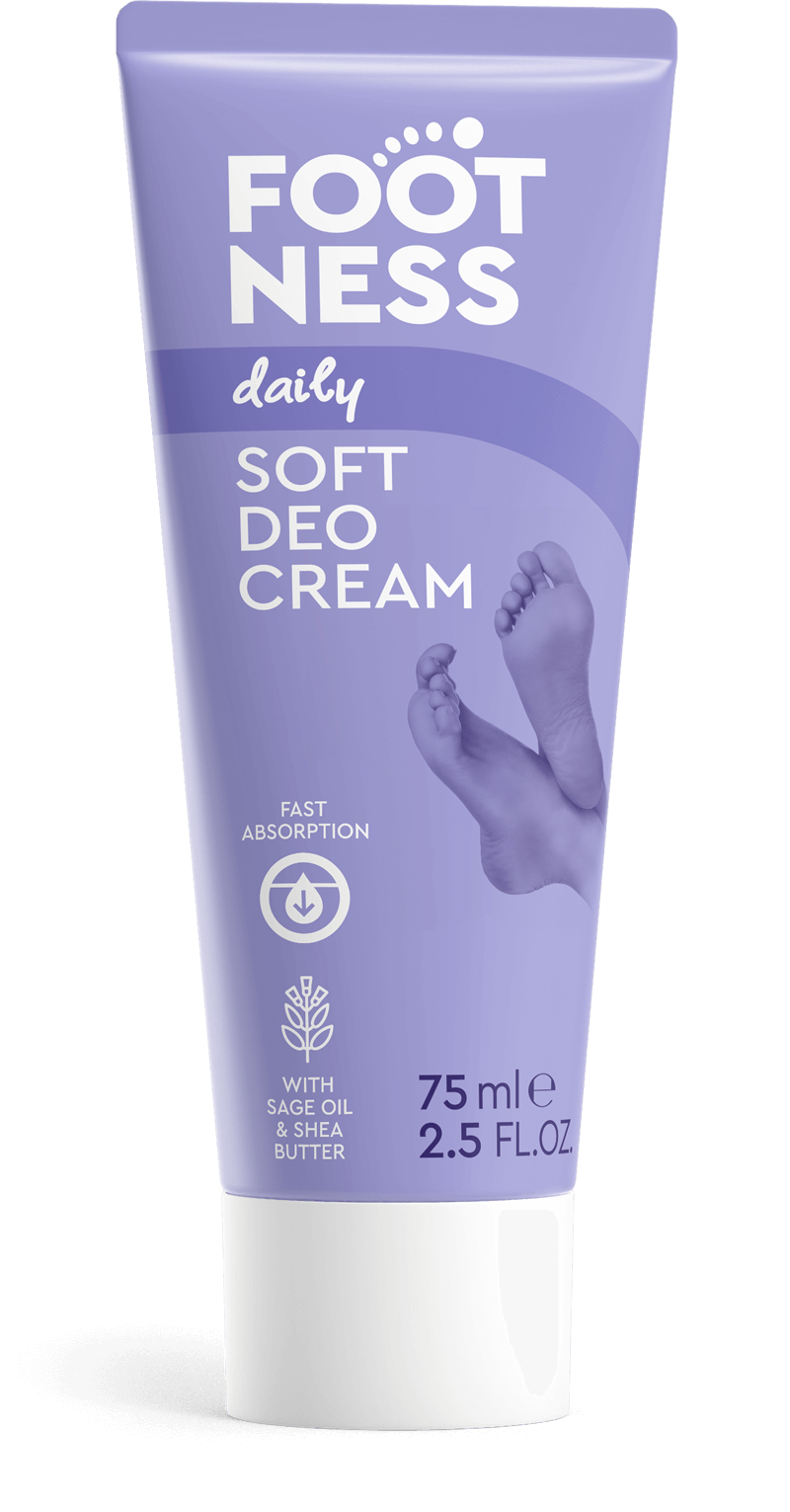 Footness Soft Deo Cream 75ml مرطب ومزيل تعرق للقدم