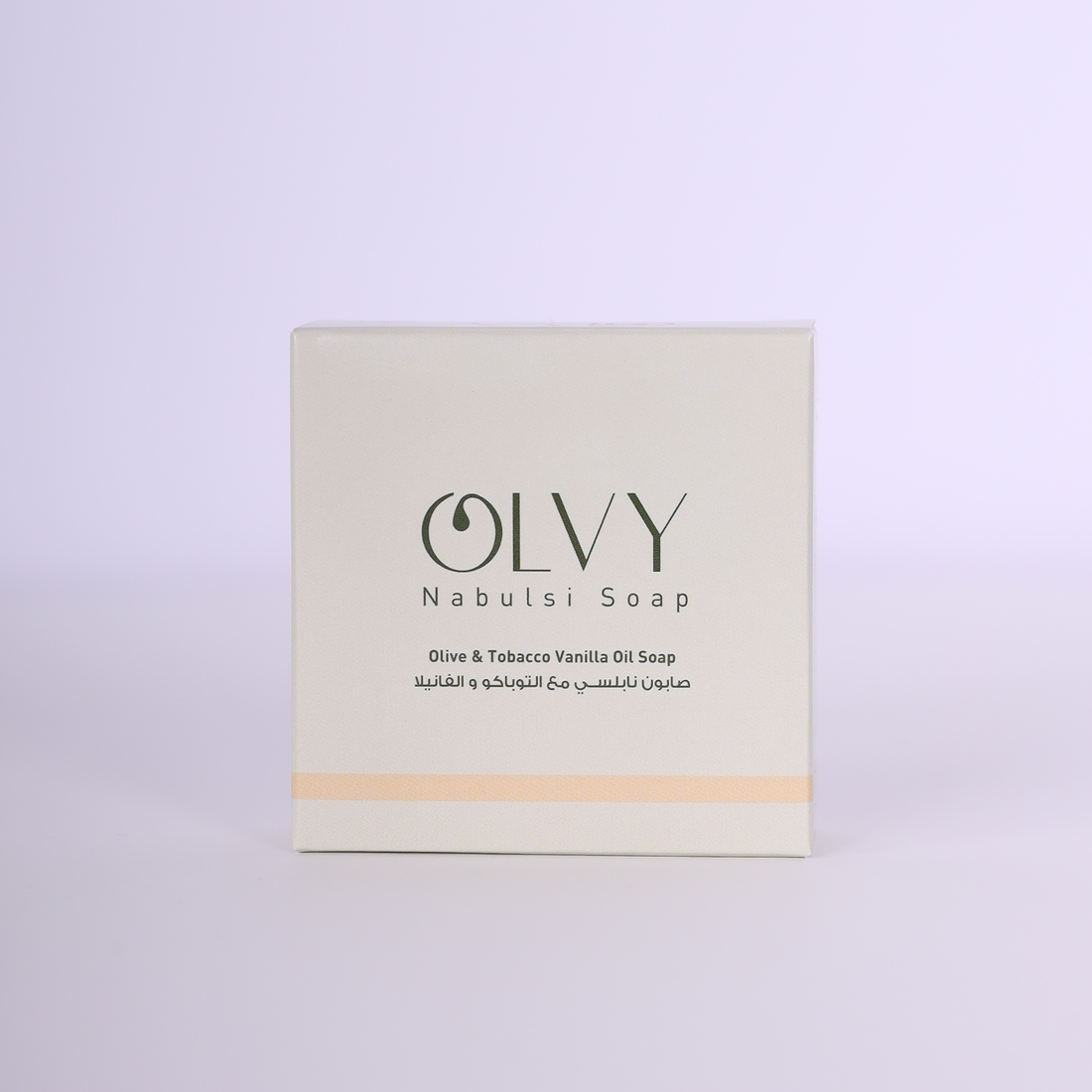 Olvy Olive & Tobacco Vanilla Oil Soap Bar 150g صابون نابلسي