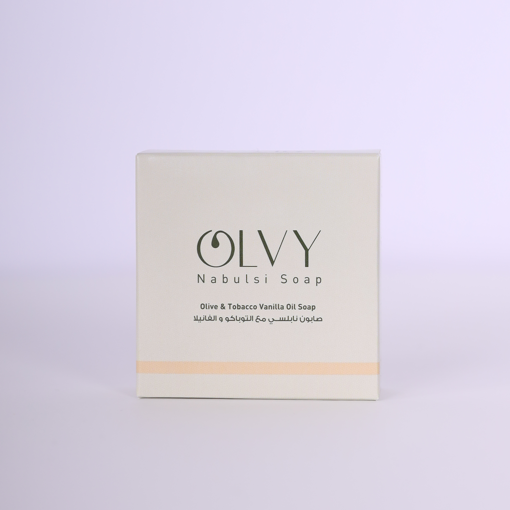 Olvy Olive & Tobacco Vanilla Oil Soap Bar 150g صابون نابلسي