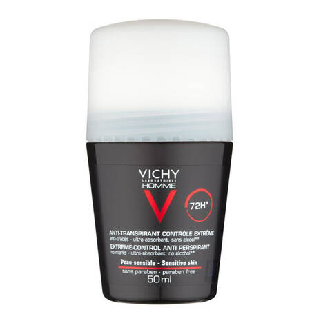 Vichy Homme 72hr Deo Roll On 50ml مزيل للتعرق للرجال