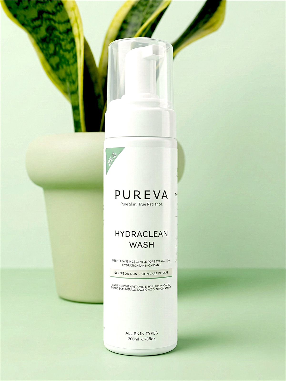Pureva HydraClean Wash 200ml غسول رغوي