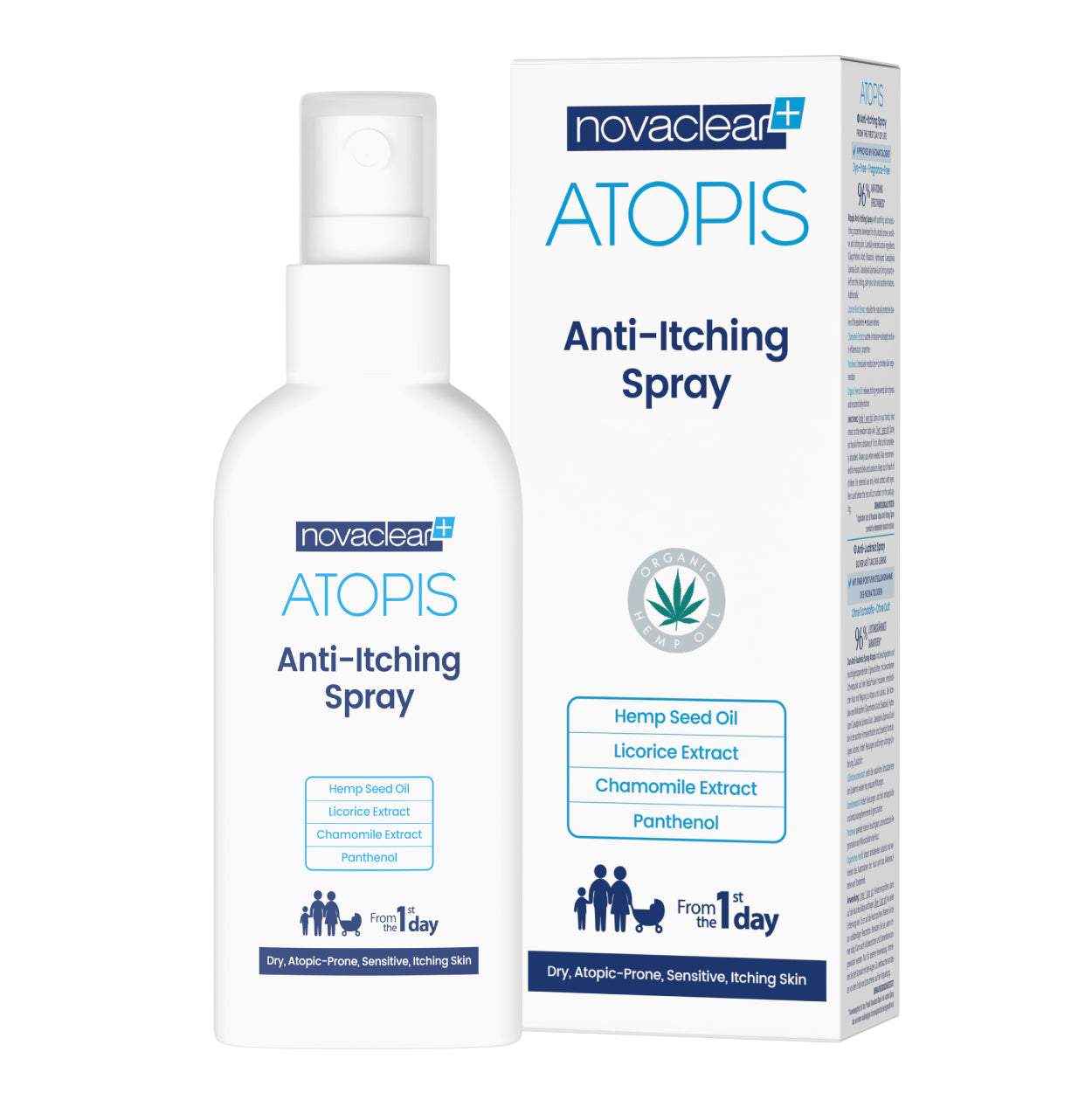 Novaclear Atopis Anti Itching Spray 100ml بخاخ مضاد للحكة