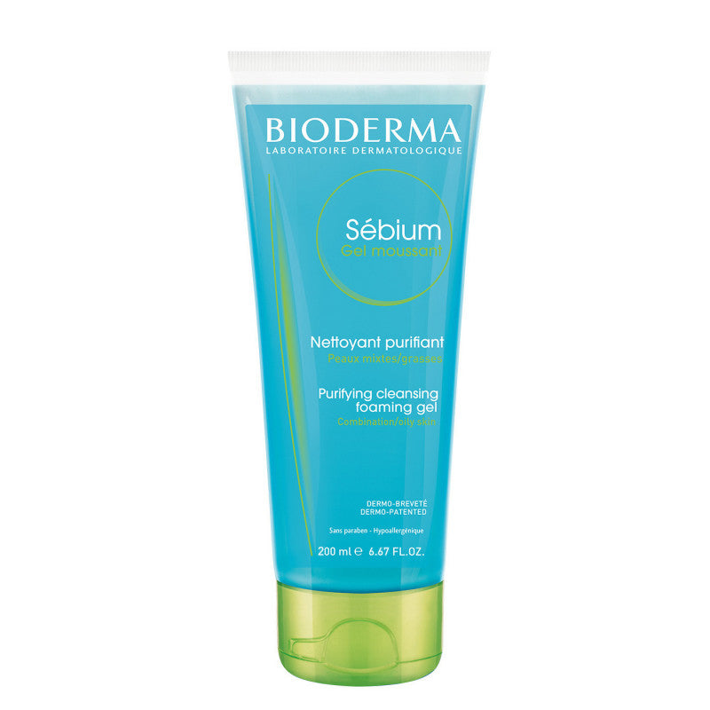 Bioderma Sébium Cleansing Foaming Gel 200ml غسول جل رغوي للبشرة الدهنية