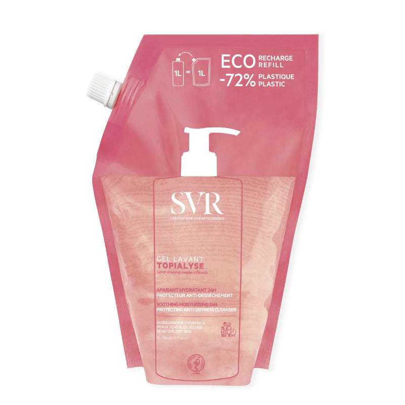SVR TOPIALYSE ECO REFILL CLEANSING GEL 1L غسول جل للبشرة الجافة و الحساسة