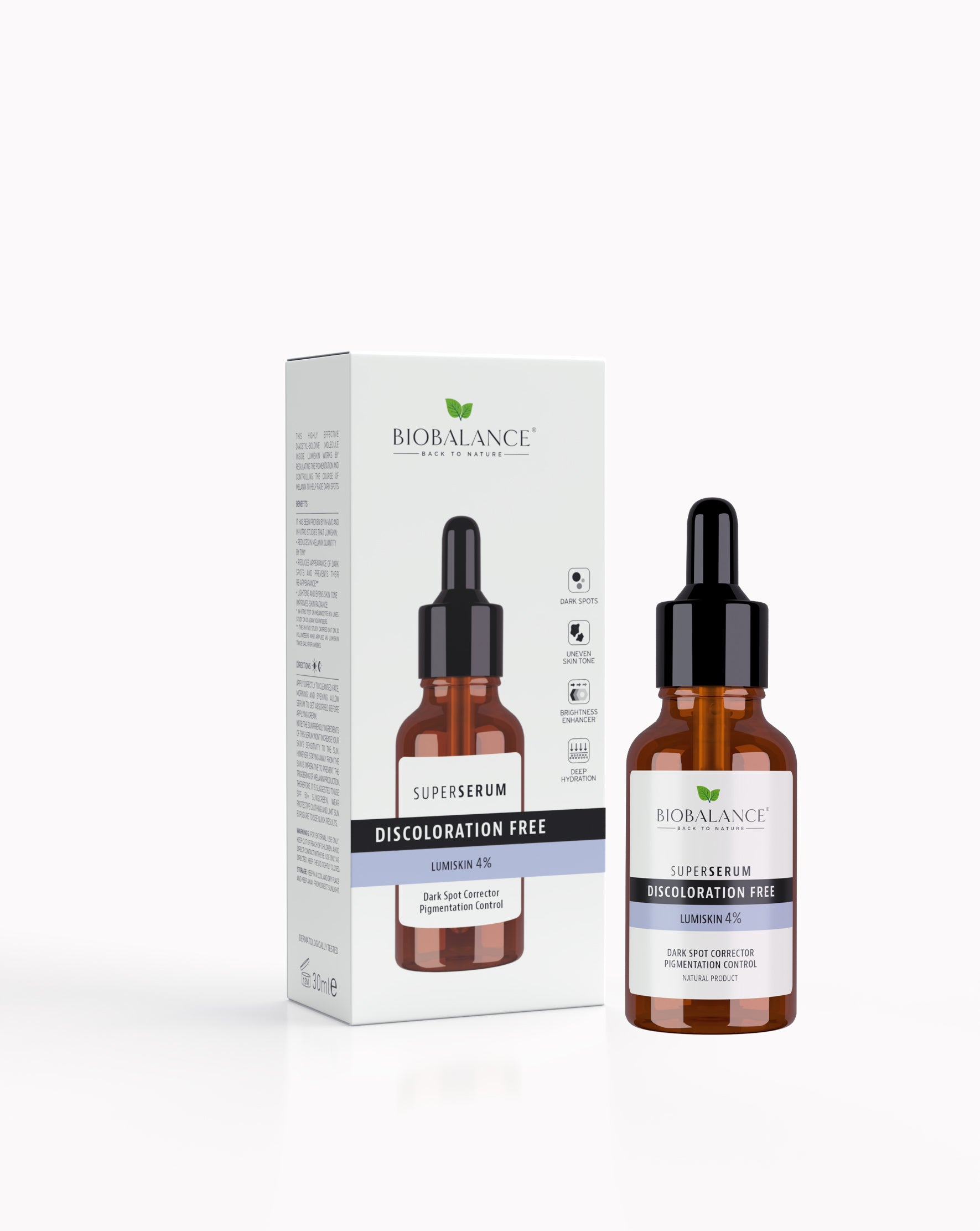 Bio Balance Discoloration Free Lumiskin 4% Super Serum 30ml سيروم مضاد للتصبغات
