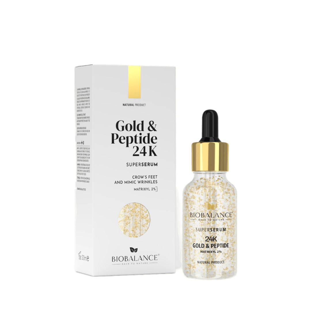 Bio Balance 24k Gold & Peptide Super Serum 30ml سيروم الذهب المضاد للتجاعيد