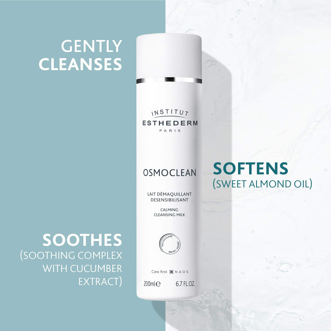 Esthederm Osmoclean Calming Cleansing Milk 200ml حليب منظف ومهدئ للبشرة