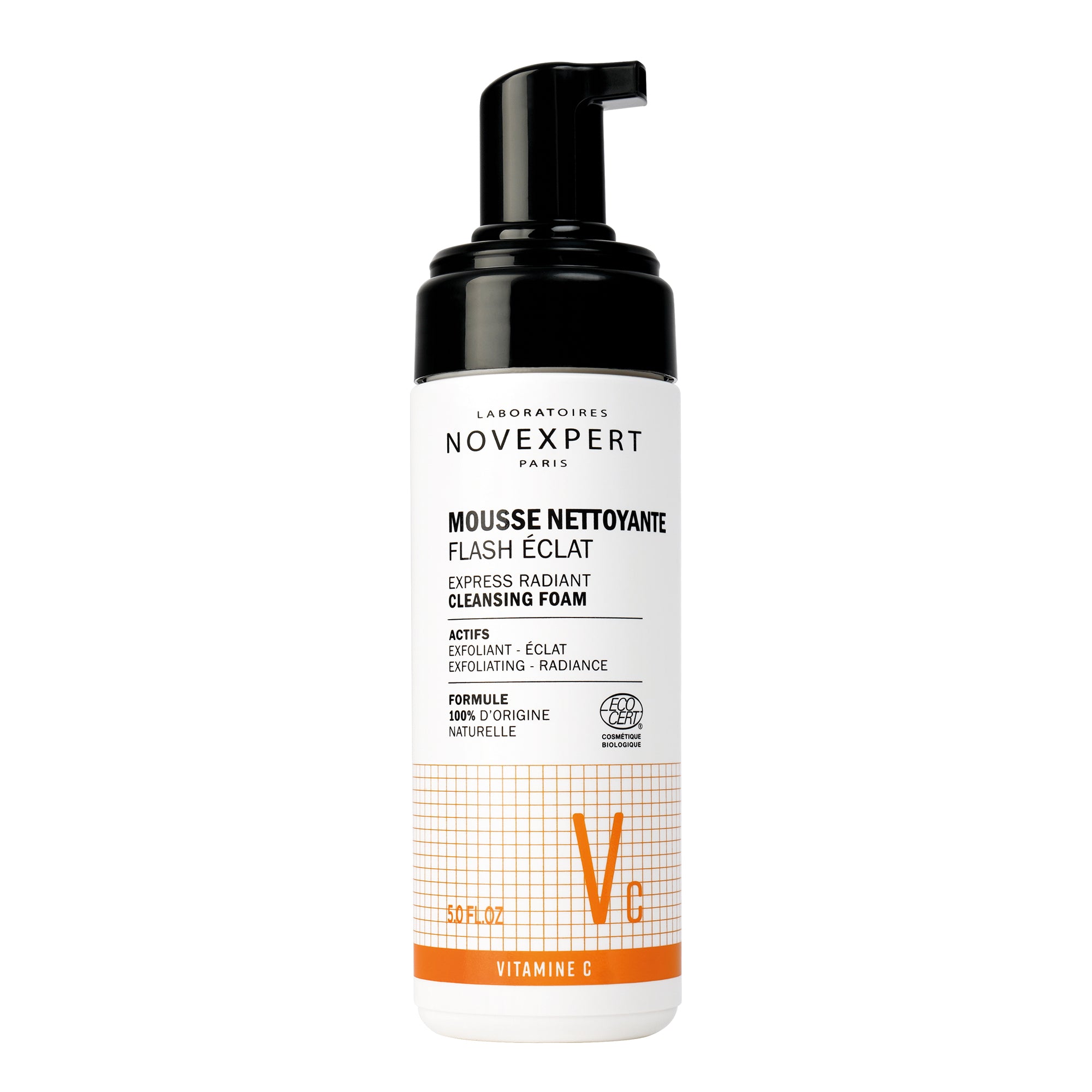 Novexpert Express Radiant Cleansing Foam With Vitamin c 150ml غسول رغوي للوجه مع فيتامين سي لجميع أنواع البشرة