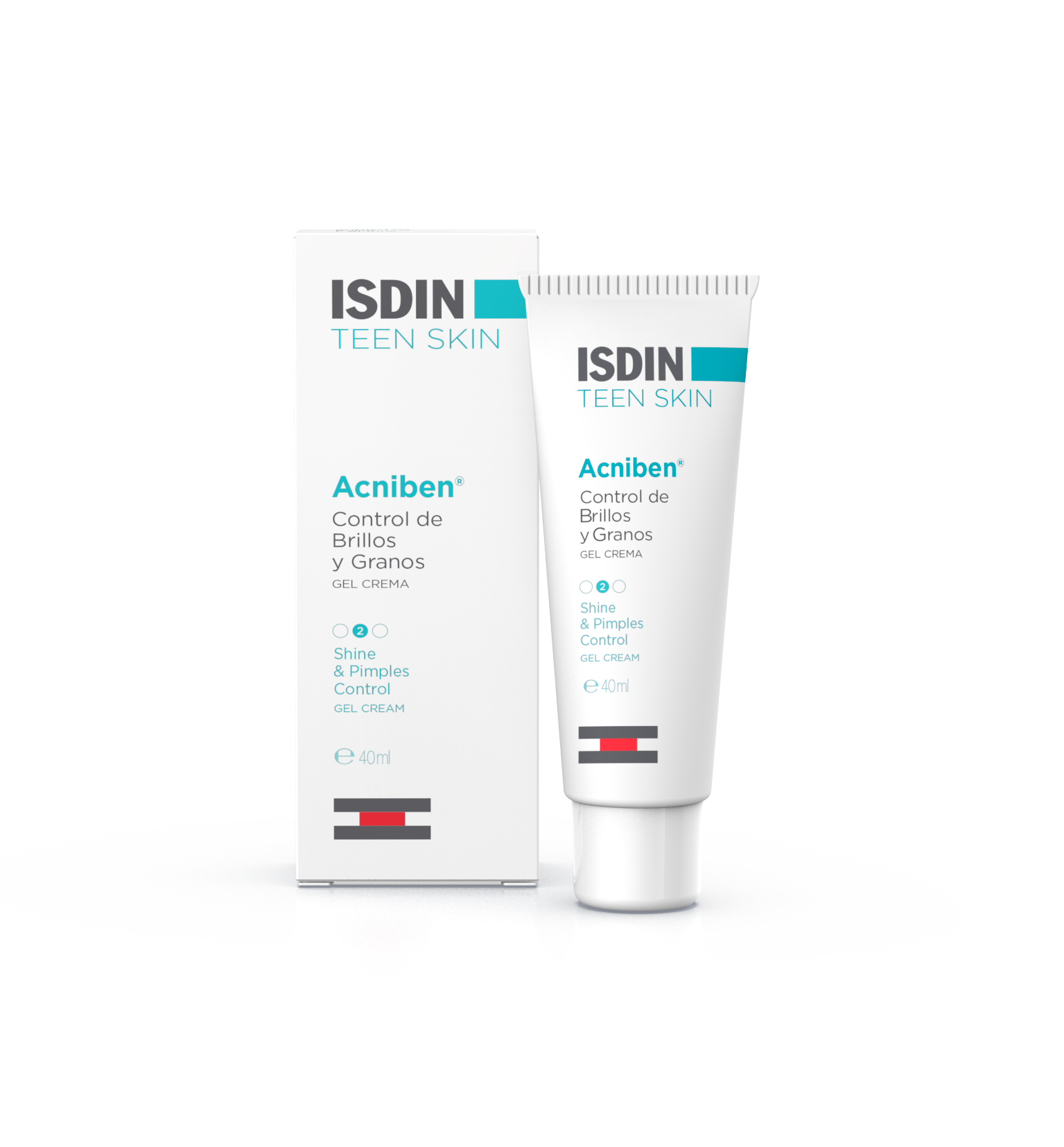 ISDIN Acniben Shine and Spot Control Gel Cream 40ml كريم العناية بالبشرة الدهنية