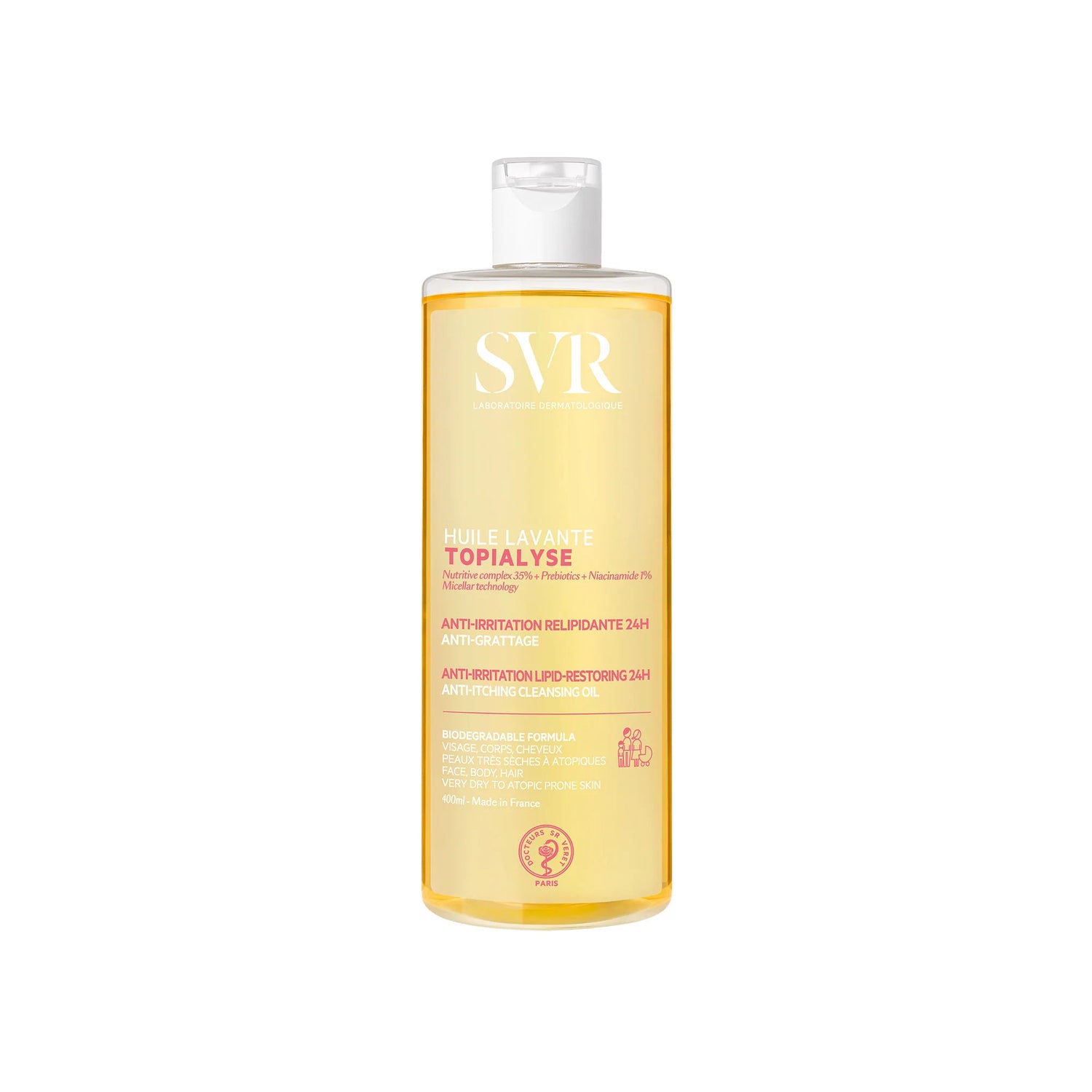 SVR Topialyse Cleansing Oil 400ml غسول زيتي للبشرة الجافة و الحساسة